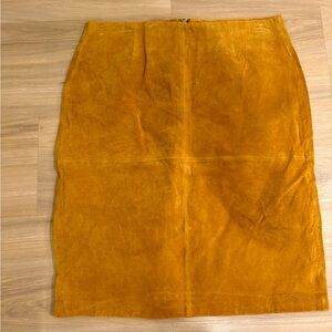NWT Selene Sport Vintage Suede Skirt